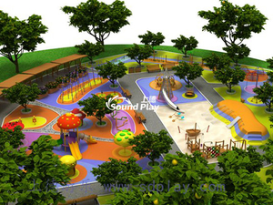 Nature Theme Park Kindergarten Community Fitness Facilities 067A