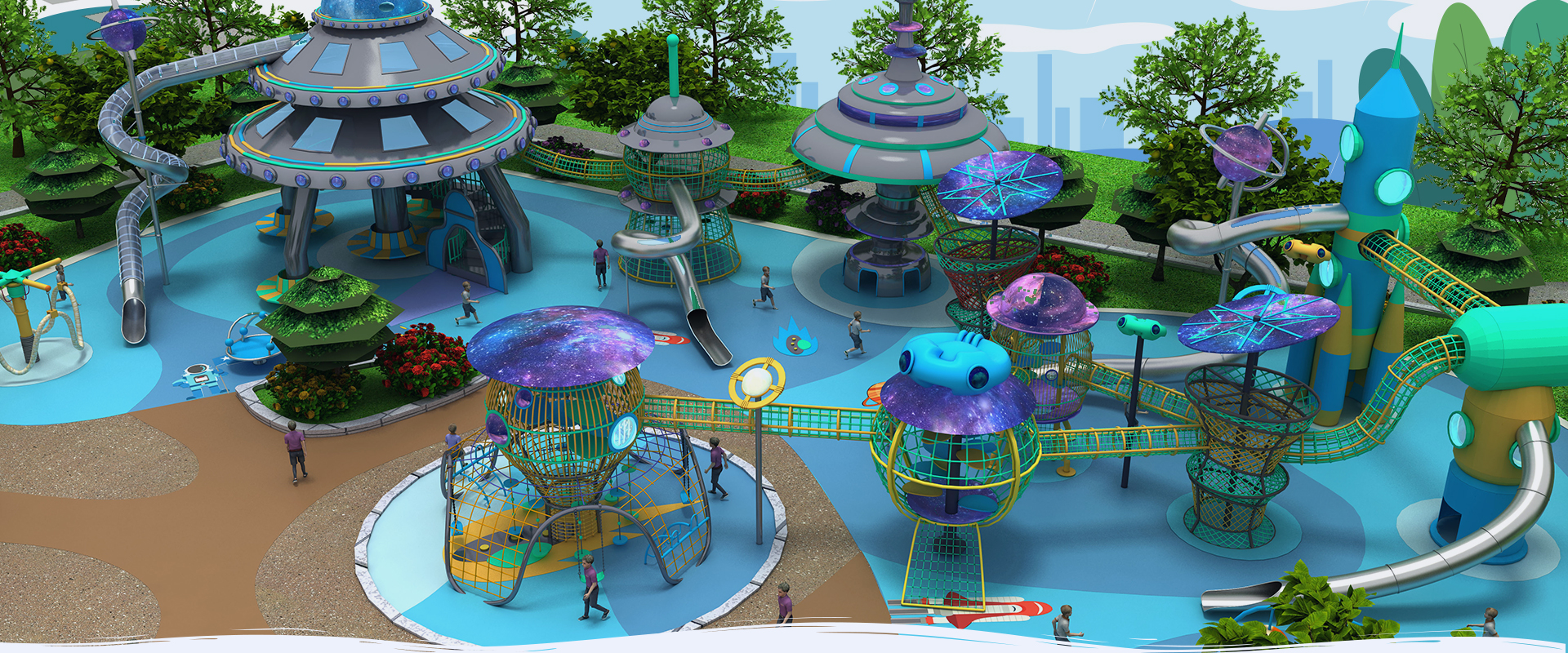 Outdoor Playground Theme Park